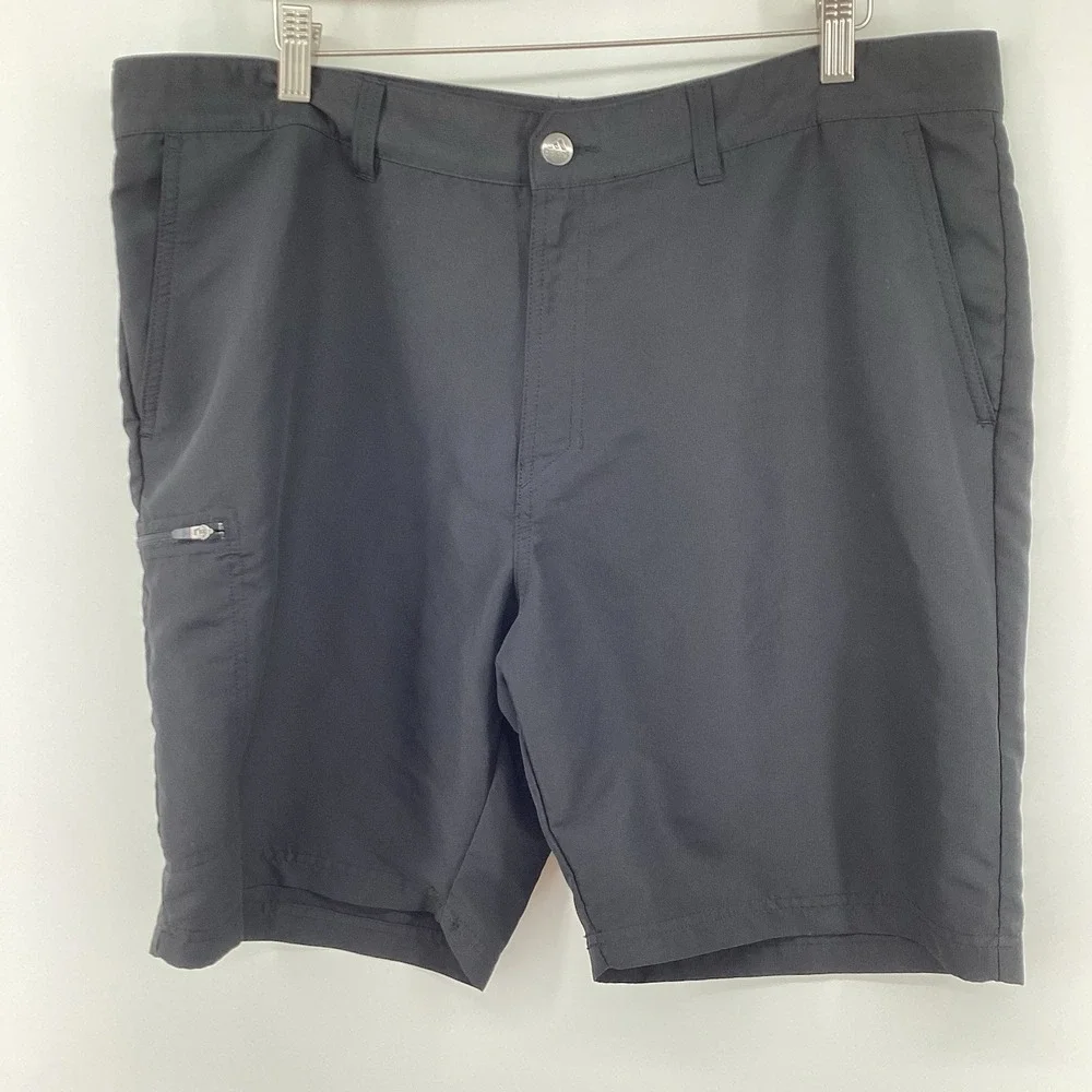 Men's Adidas Performance Cargo Shorts Black 9